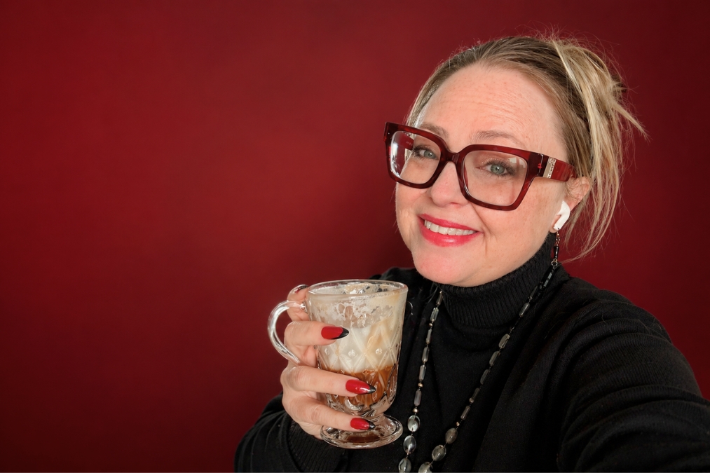 authority comes from commitment gina dunn with coffee